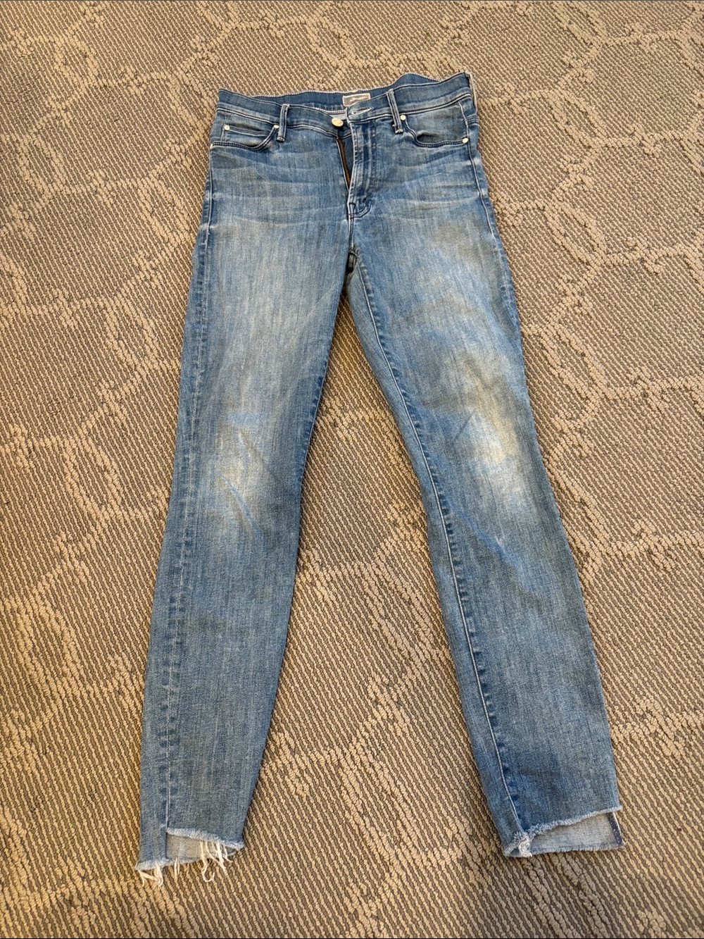MOTHER Light Blue Skinny Jeans